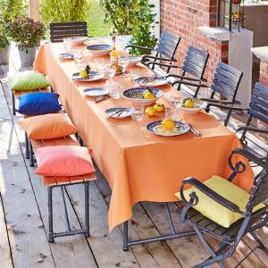 Réduction de 17 Nappe déperlante pour jardin et terrasse 140 x 200 cm