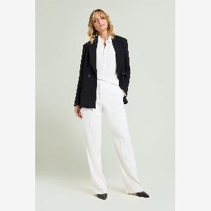 Luisa viola pantaloni palazzo in crepe cady donna