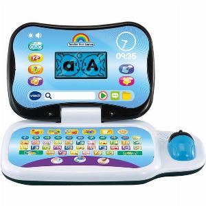 VTECH Toddler Tech Kids Laptop  Black  White
