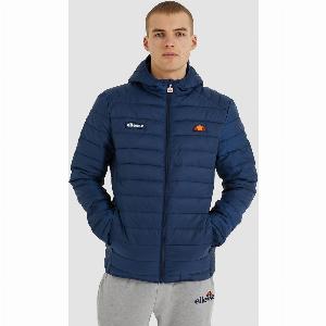 Dunkelblaue Steppjacke für Herren aus Lombardei