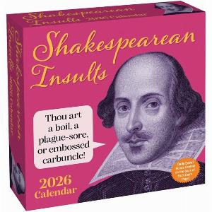Shakespearean Insults Desk Calendar 2026