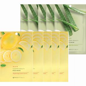 face republic Sleeping Beauty Face Mask 23ml Soothing Aloe Extract 5ea Sleeping Beauty Face Mask 23ml