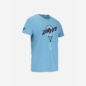 Cisalfa Sport Sconto del 26% su Babolat Drive M Tshirt da tennis per uomo blu 3324922216385