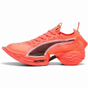 Chaussures Puma FastR NITRO Elite 2 Orange Noir Femme Taille 385  EUR