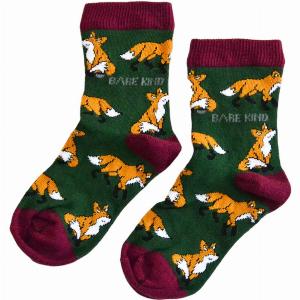 Save the Foxes Bamboo Socks for Kids  UK Kids 69  Age 35 yrs