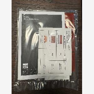 Set di 4 lampade da parete nere opache Luceplan