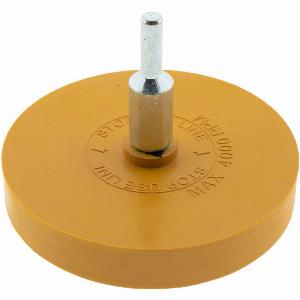 Radierscheibe 85mm Gelb  Folienradierer mit 6mm Schaft