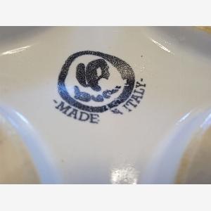 Set da condimento Montefeltro in grès smaltato di Franco Bucci anni 80