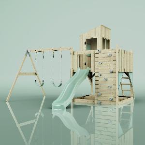 Aire de jeux PolarPlay Henry Bateau120 cm  Vert menthe