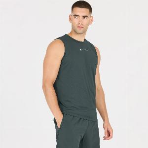 Enjoy 25 Off Virtus Roger Hyperstretch Sleeveless Tee in Dusty Forest XL