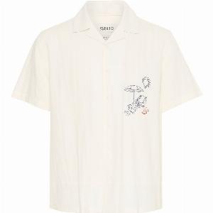 Solid Denmark Papio Shirt  Ecru   SDPAPIOECR PAPIO