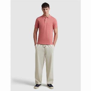 Farah Blanes Ss Polo Shirt In Raspberry  XL