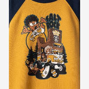 Save 23 on Saltrock Tokotrip Kids Boys Sweatshirt Yellow 34 yrs