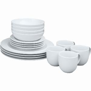 Enjoy 50 Discount on the White By Denby 16Piece Dinner Set