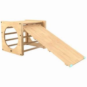 TP ActiveTots Pikler Style Wooden Cube Climbing Frame  Slide