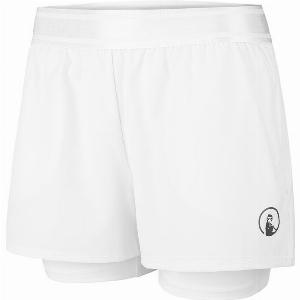 Quiet Please Point 2in1 Shorts Femmes Blanc L