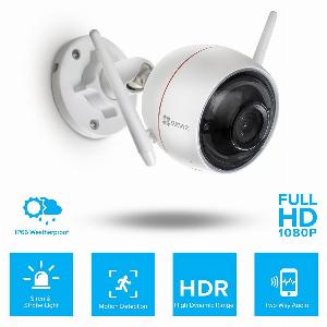 Ezviz C3W WHITE Outdoor Smart Camera with Siren Strobe in White