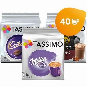 Coffret Café et Chocolat  5 packs de dosettes pour Tassimo