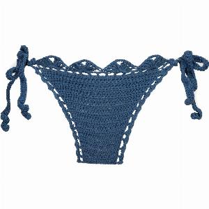 Seashell Side Tie Bottom  Size Medium  81cm  90cm   Color Navy