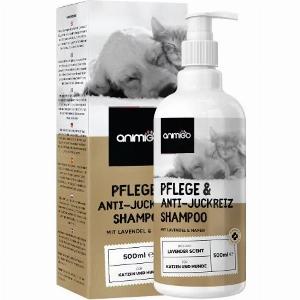 Pflege und Antijuckende Shampoo Hunde und Katzen  500 ml  Shampoo für Trockene amp Juckende Haut sowie Pflege der Fell bei Hunde und Katzen