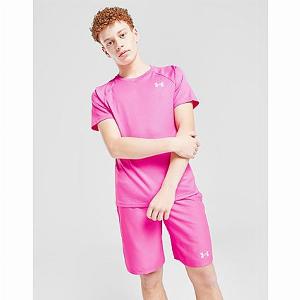 Under Armour Emboss TShirt Junior Pink