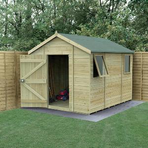 Receive 15 Discount on 10 x 8 Forest Timberdale Apex Shed with 25Year Warranty