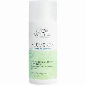 Shampooing cuir chevelu sec  sensible Elements Calming Wella 50ML