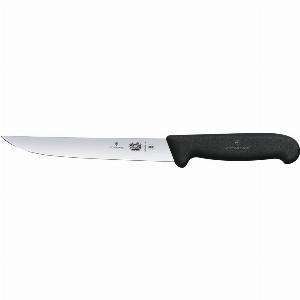 Victorinox Fibrox Tranchiermesser 18 cm silberschwarz 20  Rabatt