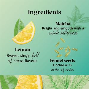 Twinings Superblends  Cleanse Matcha  Green Tea Lemon  Fennel Green Tea Infusion  Added Manganese  Health Tea Drink 4 x 20 Tea Bags