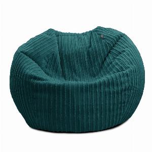 Debenhams rucomfy Beanbags rucomfy Indoor Classic Kids Bean Bag Chair Jumbo Cord Slouchbag in Teal 7081444232922