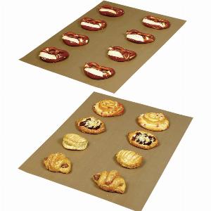 Feuille de séparation de cuisson en tissu de verre PTFE Schneider 80x60 cm Lxl brun