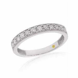 Como Vintage Inspired Lab Grown Diamond Ring  White Gold 110 CT TW