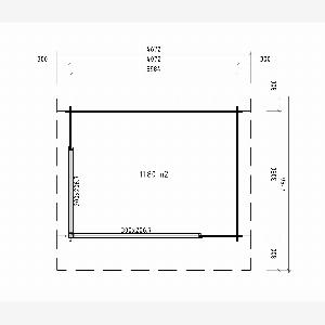Sparen Sie 9 auf das Premium Gartenhaus Modell Starla 70 A aus Fjordholz