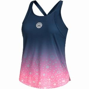 BIDI BADU Colortwist Débardeur Tank Top Filles  Pink  Bleu Foncé