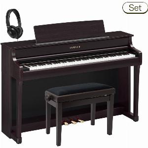 Yamaha CLP845 R EPiano Set in Schwarz  Kopfhörer und Bank 2299 