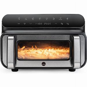 Wilfa Dualfry Grill Heißluftfritteuse mit zwei Heizelementen 10 l