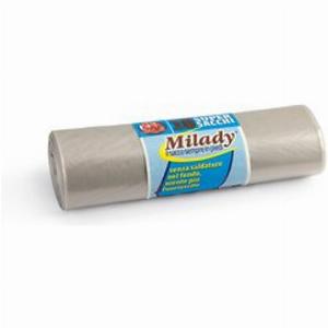 Set di 10 sacchi spazzatura 170L con legaccio MILADY Tortora ora 405