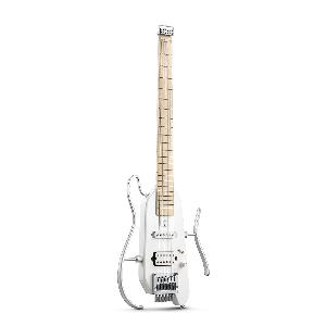 Donner HUSHX EGitarre Traveler Gitarre UltraLight für Unterwegs Weiß  Gitarre  Arena 2000 Pedal