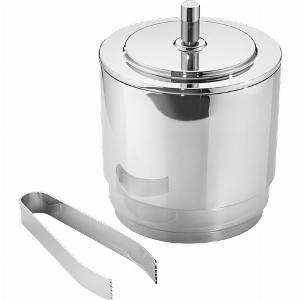 Georg Jensen Manhattan Ice Bucket with Tongs  Now 9750 Was 195