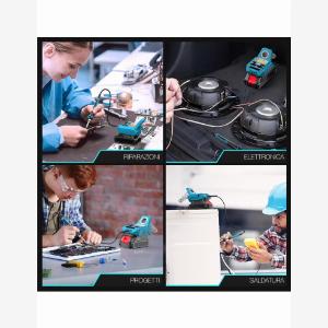 Saldatore Portatile 20V Senza Fili a 500 con Display ora 3609