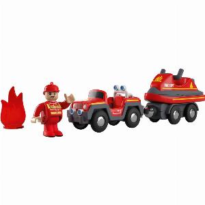 Réduction de 33 sur le set de figurines et véhicule Playtive pompier