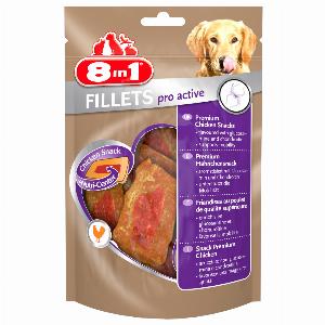 80g 8in1 Fillets Pro Active für Hunde jetzt 892  vorher 1190  25  Rabatt