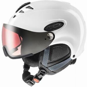 uvex HLMT 300 Visor VP Skihelm 6061 cm 11 white Visier litemirror silver red