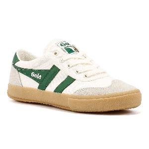 Grab 62 Discount on Gola Womens White and Green Badminton Trainers