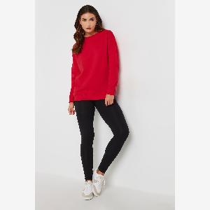 LTS Tall Red Crew Neck Sweatshirt 10 LTS  Now 10 Was 22 Save 55