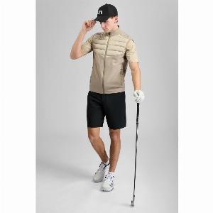 Take 33 off Windproof Stretch Golf Gilet Slim Fit Bunker SandStone