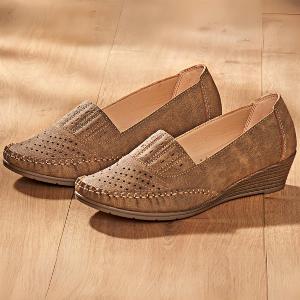 Schuh Agnes taupe