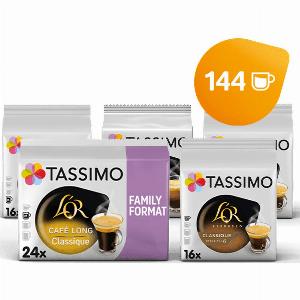 Pack de 8 Dosettes Tassimo  Variété de Café LOR