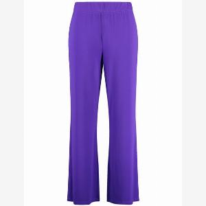 SAMOON Weite Hose aus feinem SlinkyJersey Lila 56  Mindestbestellwert von 29  erforderlich
