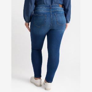 Jeans skinny blu Donna Fiorella Rubino con strass ora a 6230